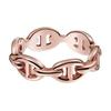 Chaine DAncre Rose Gold Ring Unisex Rings H110025B
