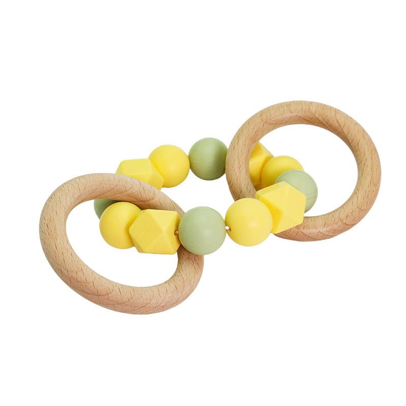 Baby Beech Molar Stick, Liquid Silicone 6 Months Can Be Boiled Baby Biting Glue Toy Anti-eating Hand Soothing Toothpaste