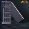 1Pc Multi-purpose Set Mobile Phone Maintenance and Disassembly Manual Tool Set 24-in-1 Precision Magnetic Screwdriver Precision Disassembly