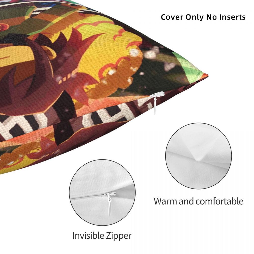 Sofa Decorations Deltarune Video Game Pillowcase Stuff Pillow Covers Zipper Multi Size