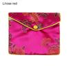 Dust Protect Handmade Portable Zipper Jewelry Bag Embroidery Bag Snap Case Storage Pouch