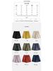 Damen-Shorts aus Baumwoll-Leinen-Mischgewebe mit weitem Bein: Trendige, lässige Bermudas für Frühling/Sommer – für Sport oder Zuhause.