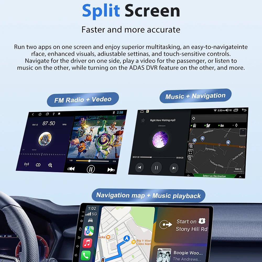 Autoradio Android 15 pour Toyota Noah 80 Esquire Voxy 2014 - 2019 Navigation GPS Android Auto Carplay Wifi vidéo stéréo No 2din
