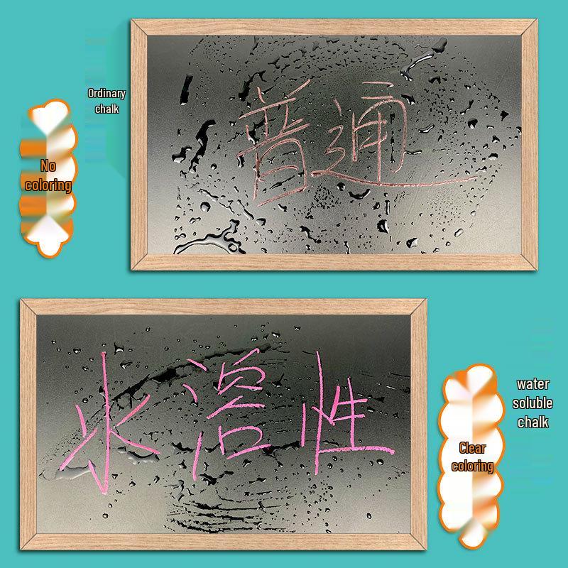 36-Color Dustless Water-Soluble Chalk Set: Odorless, Bright, with Pen Holder Clip for Kids and Teachers
