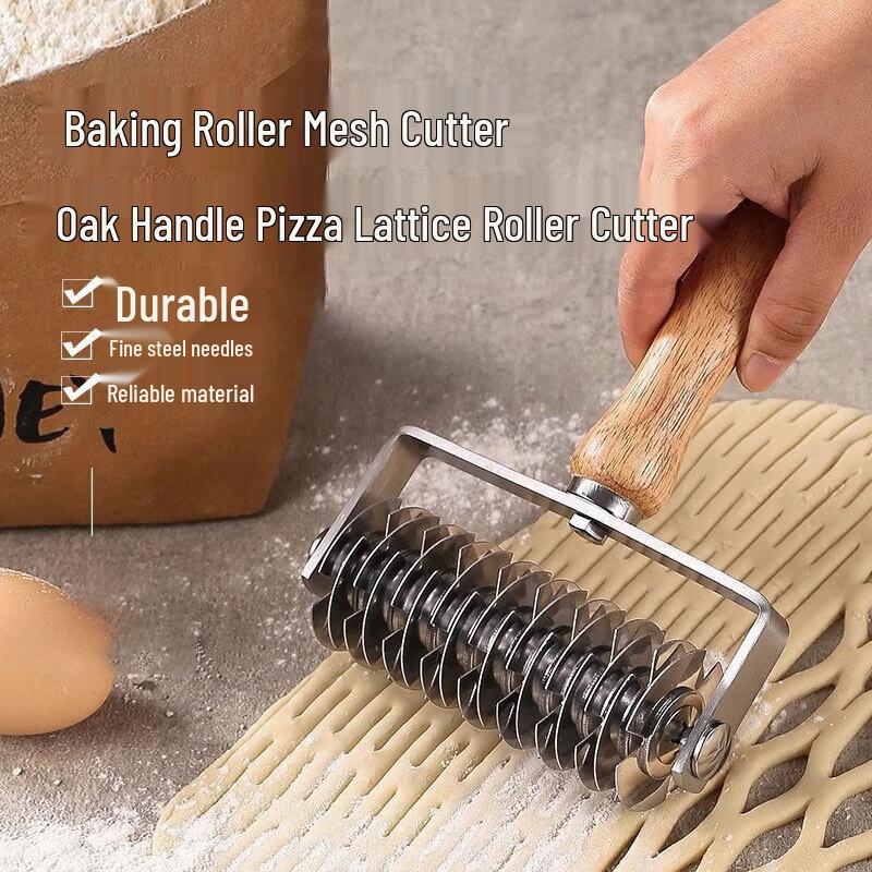 

Pizza Dough Docker and Lattice Roller Set