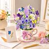 with Envelope & Message Note Butterfly Greeting Cards Flower Bouquet Card  for Mom & Her
