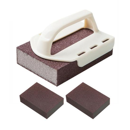 Sponge Brush Nanometer Silicon Carbide Scrubber Kitchen Surfaces Powerful Cleaning Action Easy To Handle Cookware Cleaner