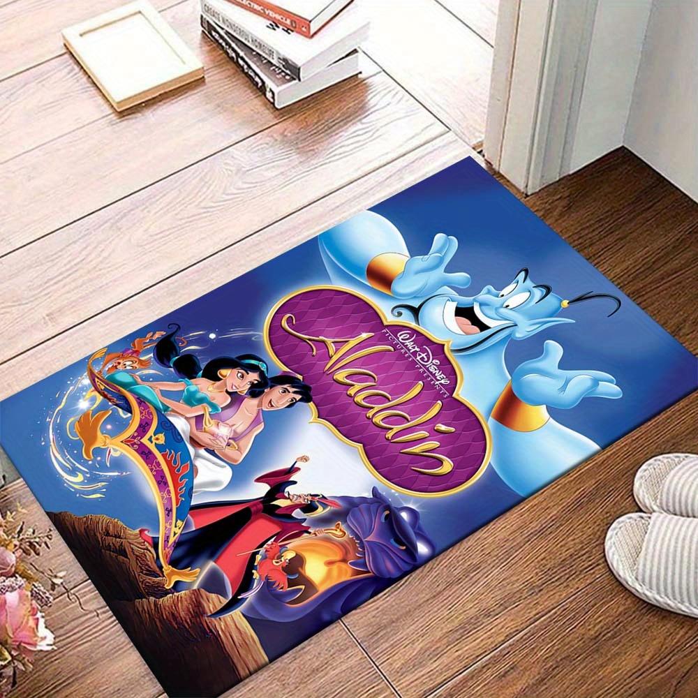 

JIT 1pc Disney Aladdin and The Princess Themed Area Rug – Soft Polyester, Machine Washable Rectangular Carpet for Bedrooms, Entryway, Office – Large F 60cm by 90cm