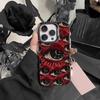 Ürkütücü Korkunç Kırmızı Göz Desenli Yumuşak Telefon Kılıfı iPhone 16 15 14 12 11 13 Pro Max 14Plus 12 13 Mini 7 8 Plus X XS Max XR Arka Kapak