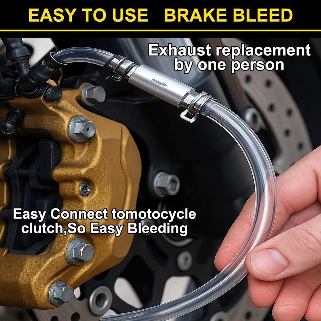 Brake Bleeder Hose Vehicle Brake Exhaust Hose Professional Clutch Bleeder Pipe Kit For Racing Garage Truck Motorcycle