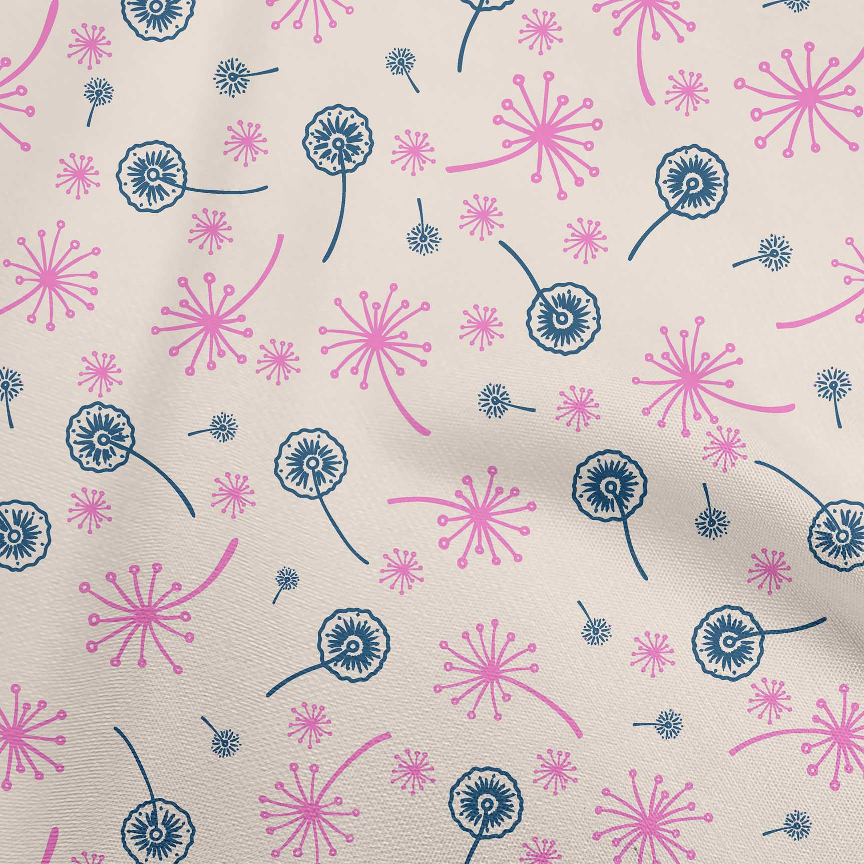 

OneOone Cotton Flex Blue Fabric Азіатські квіткові ремісничі проекти Декоративна тканина з принтом у дворі 40 дюймів 42 Inch Wide - Viscose Chiffon рожевий