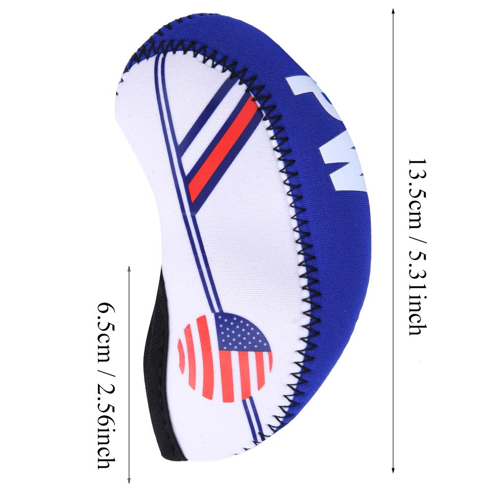 10PCS Cloth Portable     Headcover Practical Putter Head Cover Sports Entertainment Accessory
