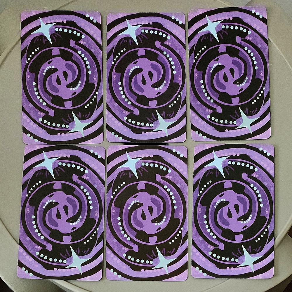 Apple Tarot Deck, Serpent's Forbidden Lust Tarot Cards 10.3*6cm, 78 Purple Pink Witch Tarot Cards
