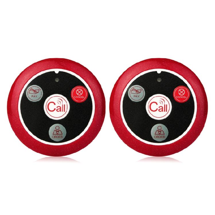 

Wireless Waiters Calling System Call Buttons Restaurant Buzzers Pager for Clinic 1