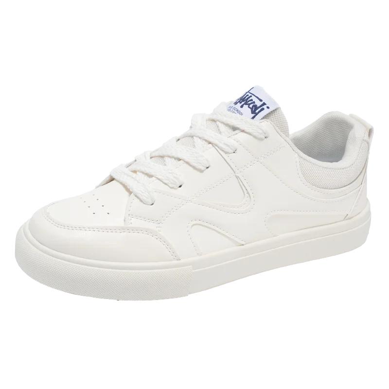 Fashionable Lace Up Men's Sports Shoes Casual Board Shoes Comfortable Outdoor New Summer Running Shoes Simple and Versatile