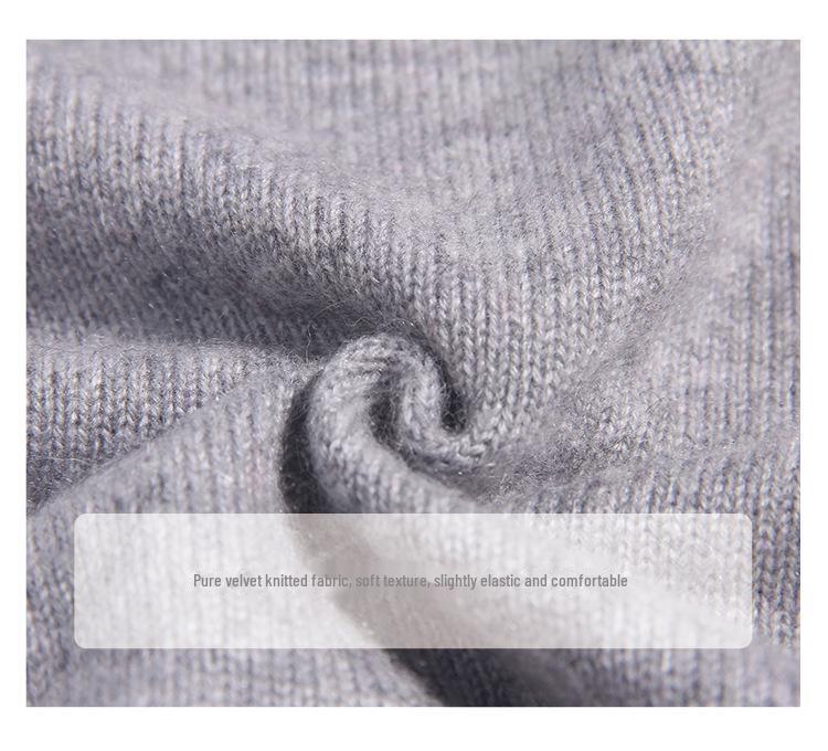 Little Sheep Kids' 100% Cashmere Zipper Sweater - Round Neck for Babies, Toddlers & Kids