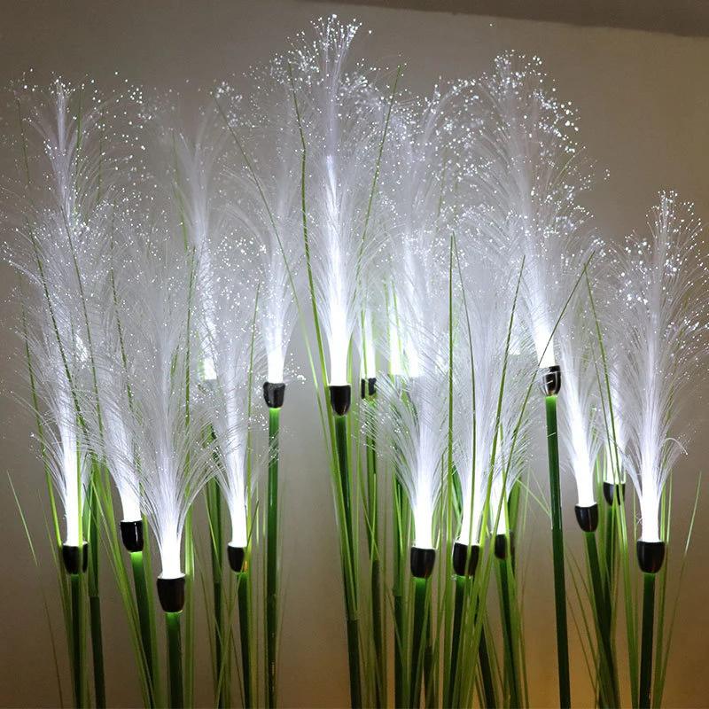 1~8PCS LED Solar Garden Lamp Waterproof Reed Light Outdoor Lawn Yard Garden Christmas Decoration Light Decor Solar Power Lights