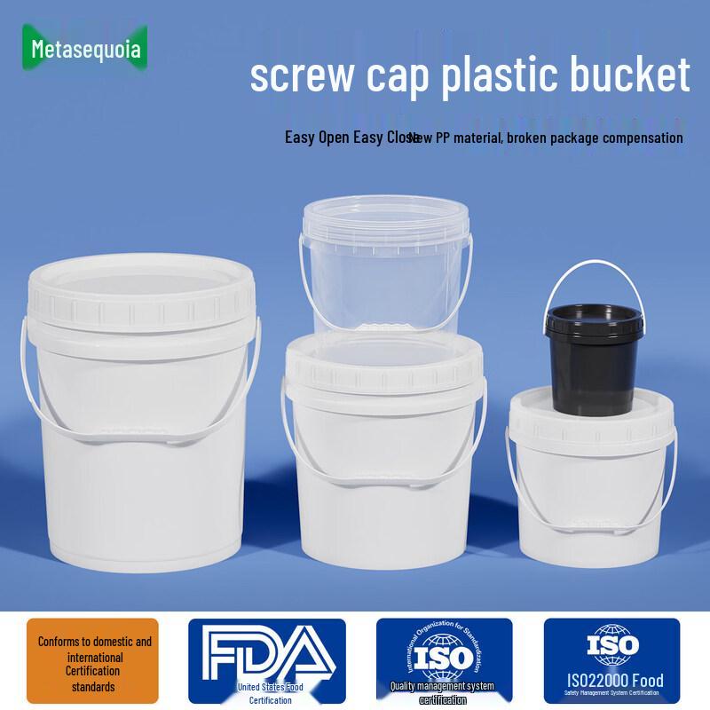 Abay 18L Food Grade Thickened Plastic Storage Bucket