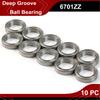 10X Deep Groove Ball Bearing 6701ZZ Bearing Steel For Car Motor Electric Curtain
