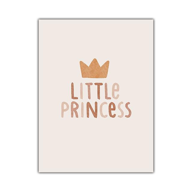 Rainbow Love Crown Alpaca Wall Art Canvas Painting Nordic Posters And Prints Nursery Cartoon Wall Pictures Kids Room Decor No Frame