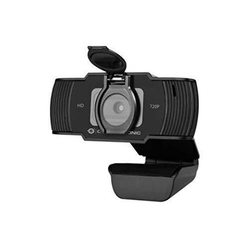 Webcam HD - CONCEPTRONIC - AMDIS05B - 720P - Noir - Avec Microphone