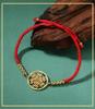 Edelstahl Erzengel Metatron Würfel Charms Armbänder Herren Damen Blau Rot Schwarz Seil Armband Amulett Heilige Geometrie Schmuck