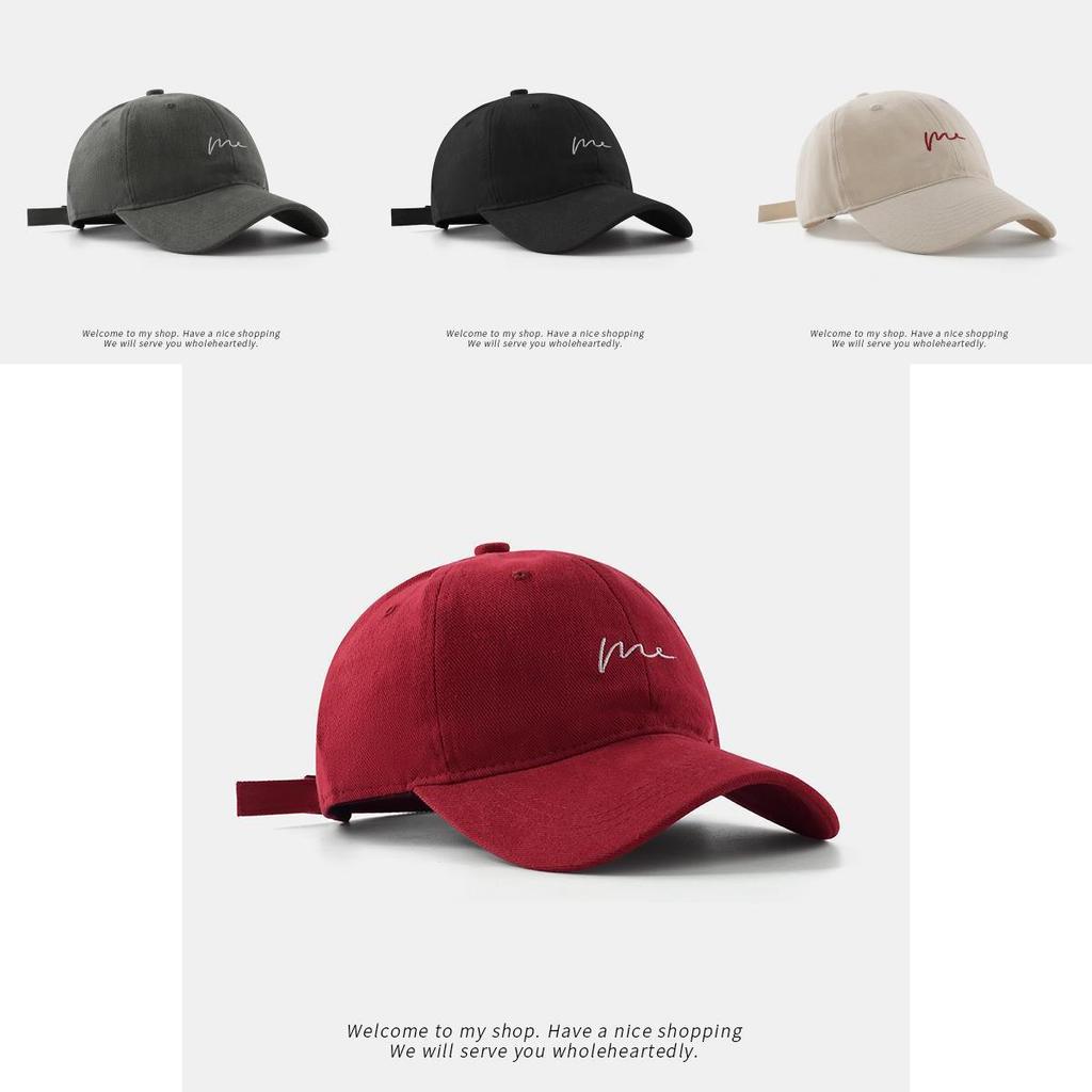 Stylish Cotton Baseball Cap For Women And Men With Wide Brim And Embroidered Letters