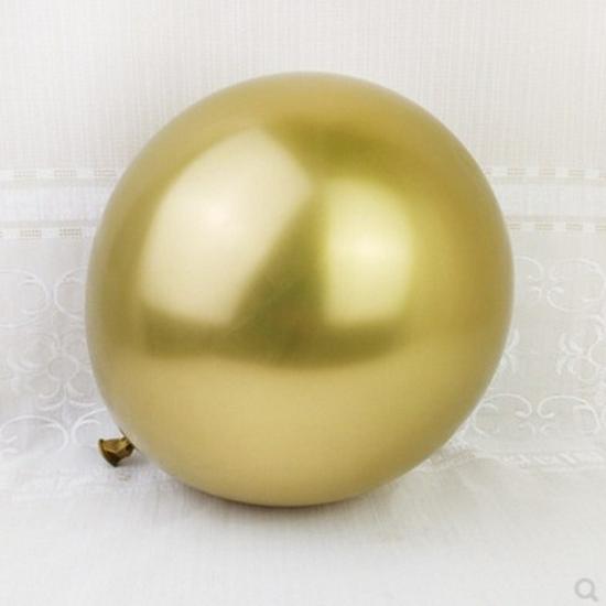 Good Times 10'' & 12'' Latex Metal Balloons for Weddings & Parties