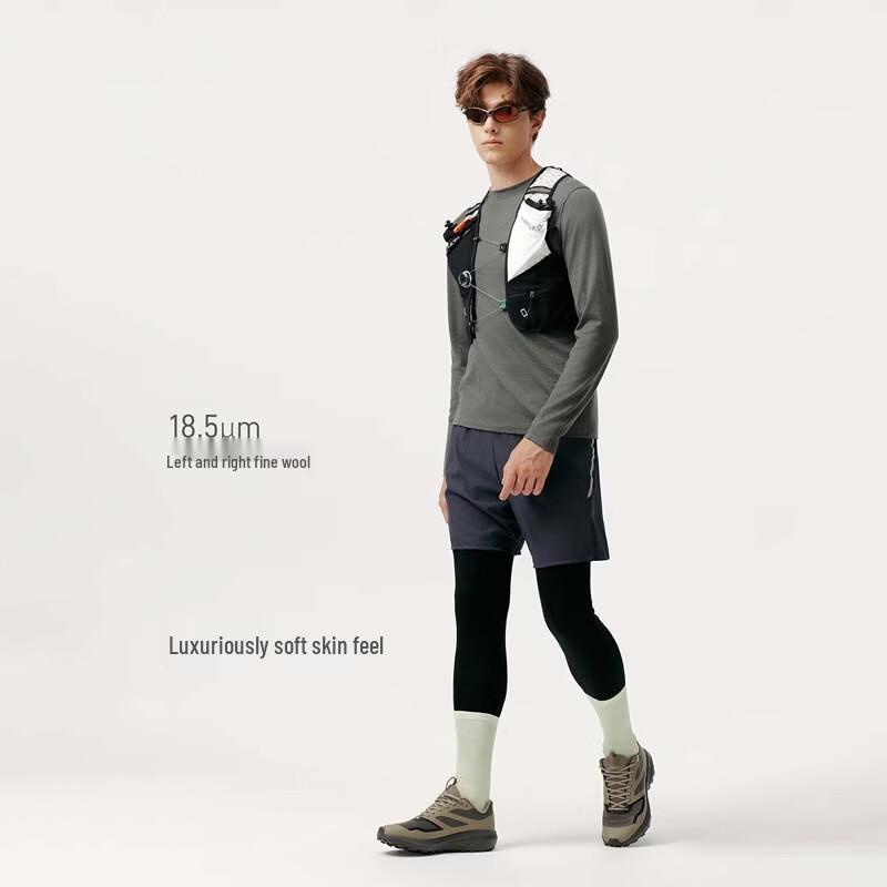 

Tanboer Men s 99% Wool Blend Crew Neck Long Sleeve T-Shirt TA5532221A L