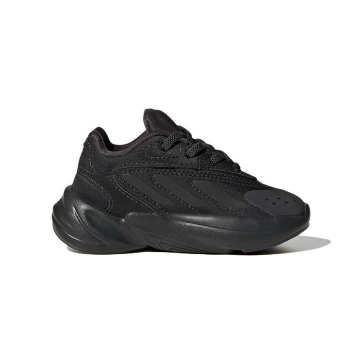 adidas Originals Ozelia El I Sports Casual Shoes Abrasion Resistant Low Top Toddler Shoes Black Infant And Toddler GW7214