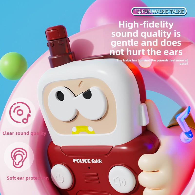 Dziecięce walkie-talkie, walkie-talkie w kształcie samochodu, bezprzewodowy pager rodzic-dziecko jeden-do-jednego, zewnętrzna elektroniczna zabawka interaktywna, prezent dla dzieci
