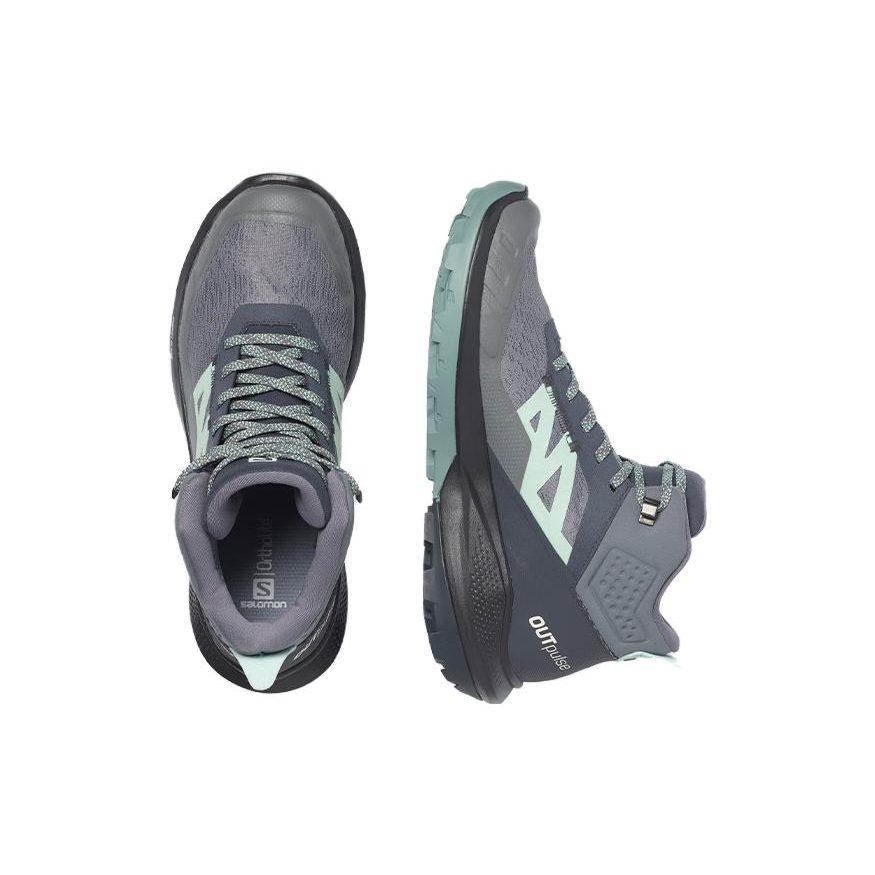 SALOMON Women's Outpulse Mid GORE-TEX 'Quiet Shade Ebony' L47067200