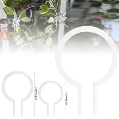Supporto per Piante Staffa Struttura Trasparente Resistente alle Intemperie Acrilico Supporto da Giardino Pianta Rampicante