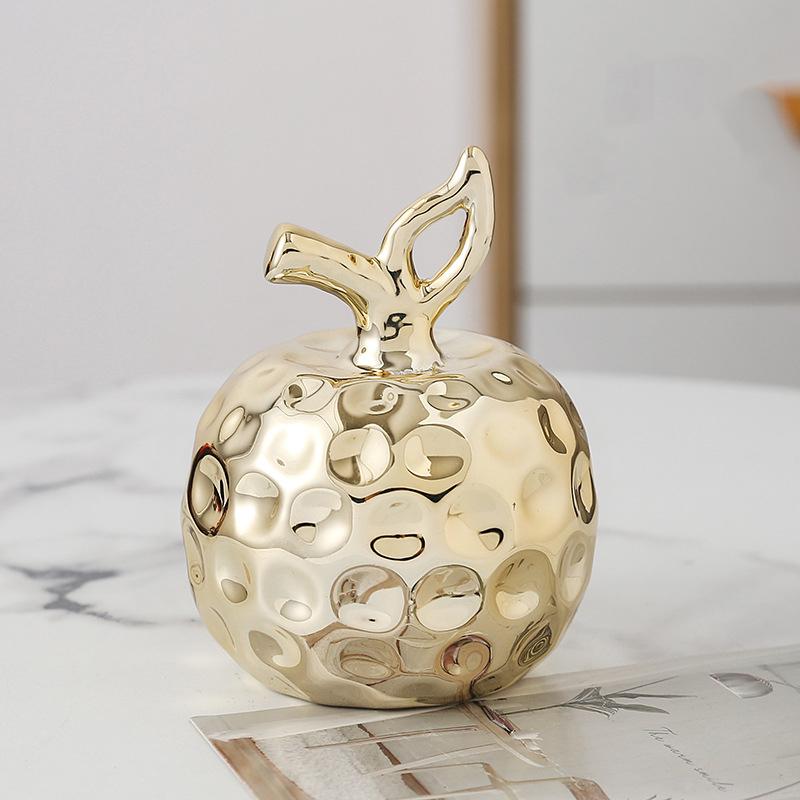 Ceramic Apple Desktop Decoration Fashionable and Simple Ceramic Home Furnishings Exquisite Gifts