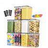 10-Piece BPA-Free Airtight Food Storage Containers with Lids - Multi-Size Pantry Organizers for Dry Goods/Snacks/Fruits