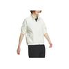 Adidas Logo Print Solid Color Outdoor Casual Sports Polo Jacket Women Jacket Ivory JE3581