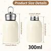 New High-value Mini Chubby Big Belly Cup 304 Stainless Steel Vacuum Thermos Cup Portable Carrying Ring Accompanying Cup