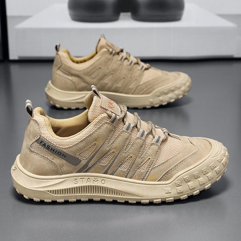 Men s Lightweight Hiking Shoes, Breathable Mesh Non-Slip Outdoor Trail Running Sneakers for Men 39