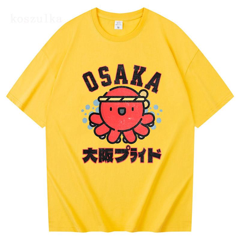 

Смешная Футболка с Осьминогом Такояки Осака 2025 Мужская/женская Одежда Кавайная Одежда Харадзюку Унисекс Хлопковые Футболки Футболки с Принтом 4XL