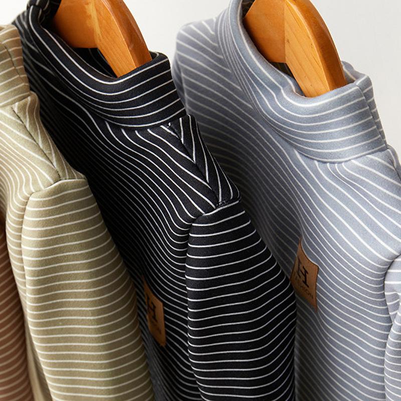 Girls Padded Shirt Boys Turtleneck Jumper Autumn Winter Children Warm Fashion Casual Long Sleeved Sweater