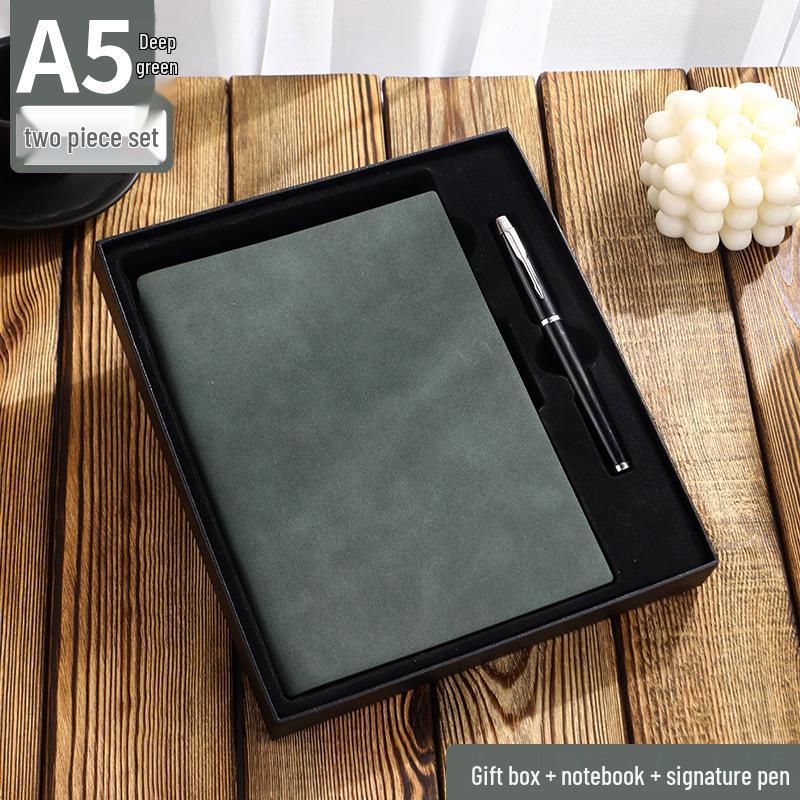 A5 Sheepskin Leather High-End Notebook with Thickened Dowling Paper