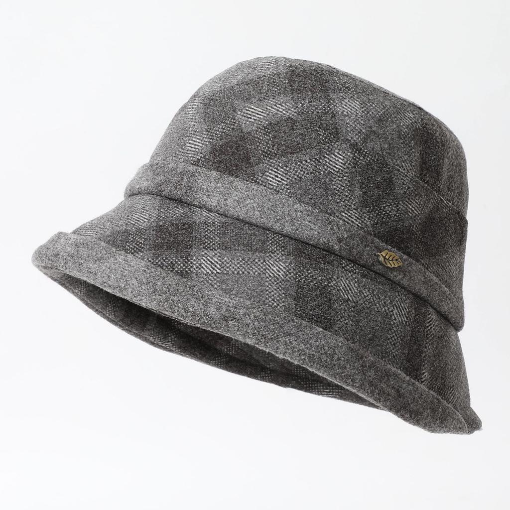 Fashionable Women's Autumn and Winter Mother's Woolen Basin Hat Thickened Grandma Hat Spring Autumn Winter Style Fisherman Hat