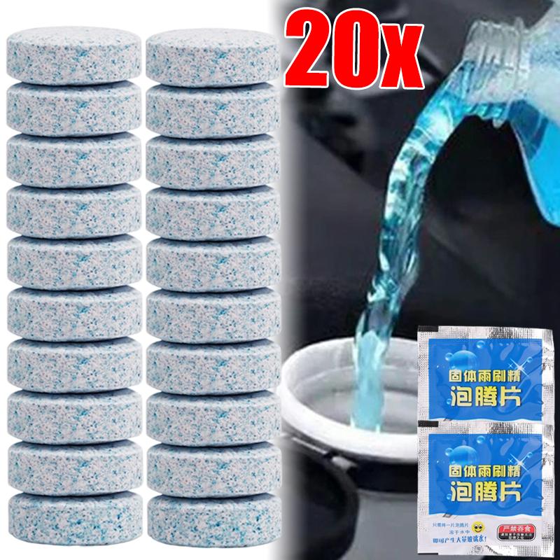 Car Windscreen Wiper Solid Cleaner Effervescent Tablets Cleaning Universal Windshield Window Glass Water Dust Washing Cleaner