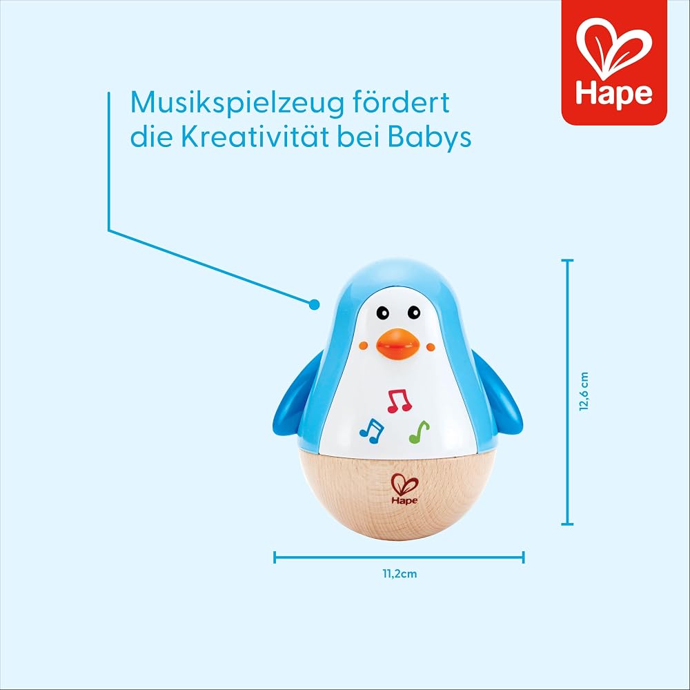 Hape Wobbling Penguin Toy E0331A