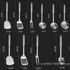 Stainless Steel Kitchen Cookware Set - Cooking Utensils Shovel Soup Spoon Turner Dinnerware - Kitchen Gadgets for Cooking