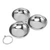 Thickened Dessert Bowl 304 Steel Fruit Bowl Easy To Clean Pudding Bowl  Party