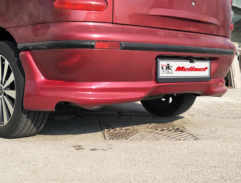 

Накладка на задний бампер (Meliset, под покраску) для Fiat Bravo 2008- гг