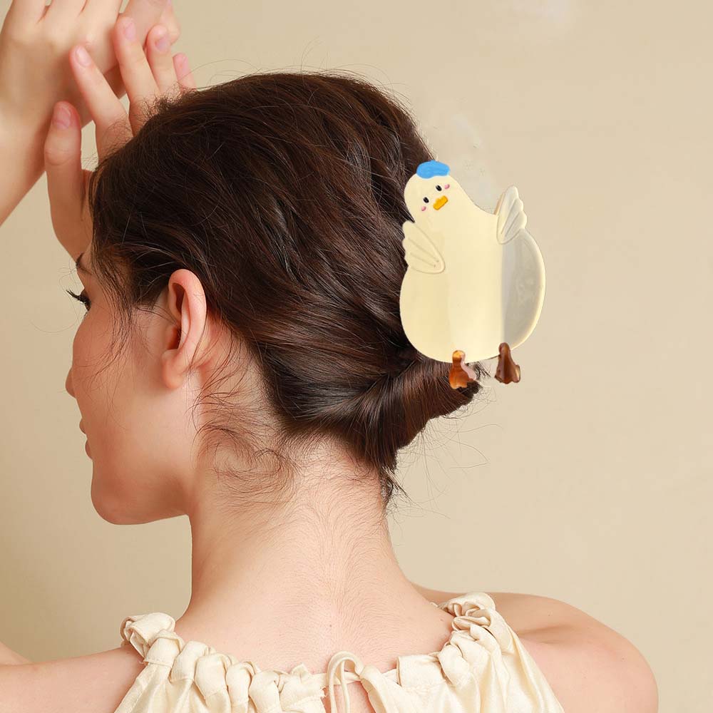Bow Acetate Cat Hair Claw Acetic Acid Animal Hair Clip School Chick Shark Clip Friends