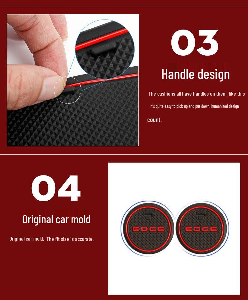 21-22 Edge PLUS Podkładka do gniazda drzwiowego i uchwyt na kubek Dekoracja wnętrza