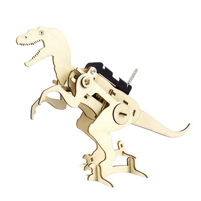 DIY stavebnice Dinosaurus T Rex 3D model STEM Základy Vědecké hračky pro chlapce Elektrické plazení Dřevěný model Montáž Puzzle Dárek pro náctileté